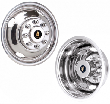 16_inch_x_6.5_inch_8_Lug_4_Hand_Hole_for_2003-2020_Chevrolet_G-3500_Polished_Stainless_Wheel_Simulators_Set_of_4