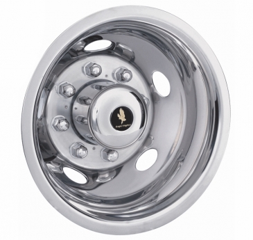 17_inch_8_Lug_5_Hand_Hole_For_2008-2010_Chevrolet_Silverado_3500_Polished_Stainless_Wheel_Simulators_Rear_Set