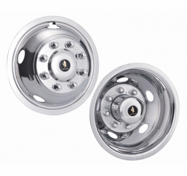 17_inch_8_Lug_5_Hand_Hole_For_2008-2010_GMC_Sierra_3500_Polished_Stainless_Wheel_Simulators_Set_of_4