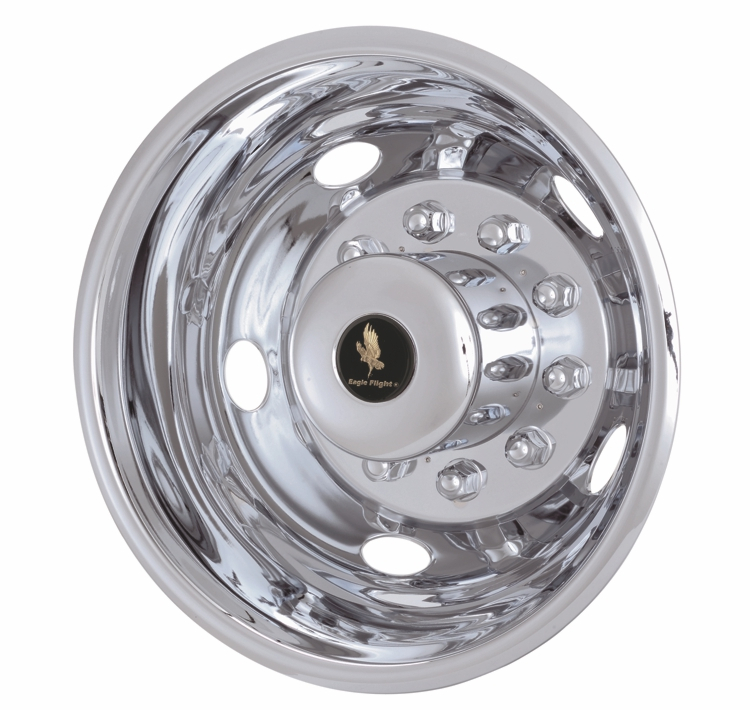19.5_inch_10_Lug_5_Hand_Hole_For_2017-2020_Ford_F-550_Polished_Stainless_Wheel_Simulators_Rear_Set