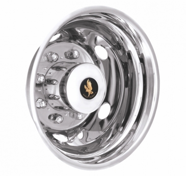 19.5_inch_8_Lug_5_Hand_Hole_For_1999-2002_Ford_F-450_Polished_Stainless_Wheel_Simulators_Rear_Set