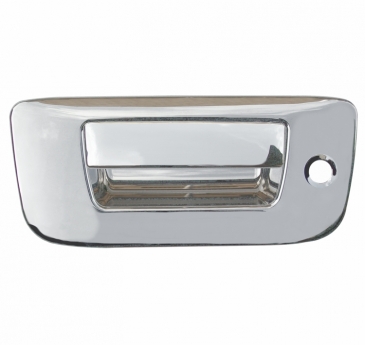 2007-2013_Chevrolet_Silverado_Chrome_ABS_Tail_Gate_Handle_Cover_With_Key_Hole