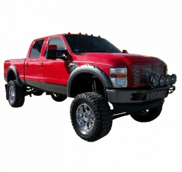 2008-2010 Ford F-350 Rivet Style Fender Flares