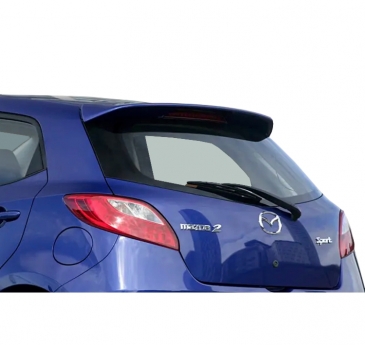 2011-2014_Mazda_2_Hatchback_Factory_Style_Roof_Spoiler