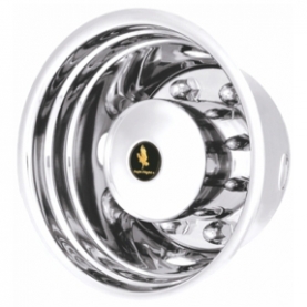 22.5" 8 Lug Stainless Wheel Simulators