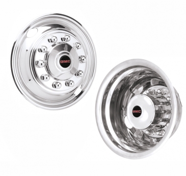 22.5_inch_10_Lug_2_Hand_Hole_For_2003-2010_GMC_C-6500_GM_Licensed_Polished_Stainless_Wheel_Simulators_Set_of_4
