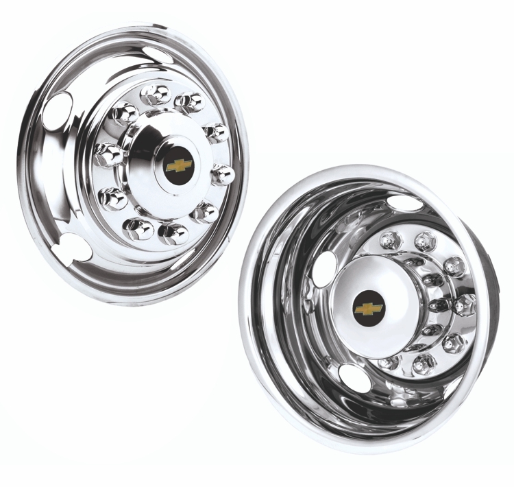 22.5_inch_10_Lug_5_Hand_Hole_For_2003-2010_Chevrolet_C-5500_GM_Licensed_Polished_Stainless_Wheel_Simulators_Set_of_4