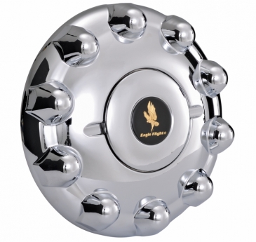 Chrome ABS Front Axle Trim Kit for 10 Lug HP